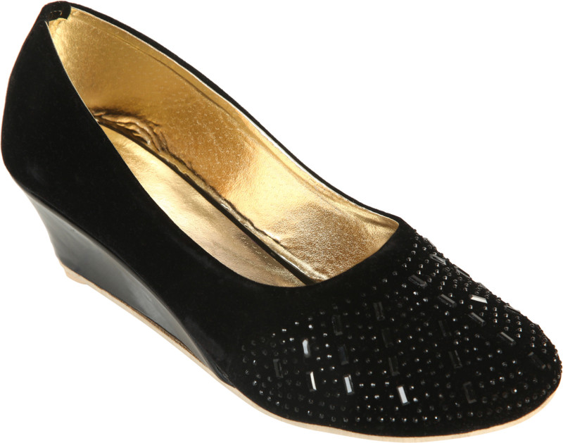 Trendy Feet Party Wear For Women(Black)