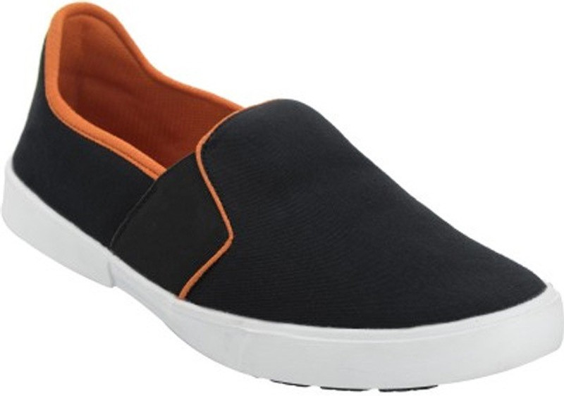 Alexus Slip On Sneakers For Men(Black) Alexus Slip On Sneakers For Men(Black)