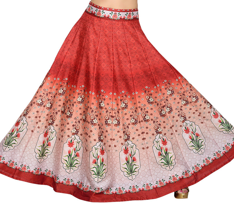 Zola Floral Print Women Regular Multicolor Skirt