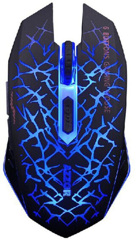 ZVR AZZOR 3 BUTTON GAMING REMOTE Wireless Optical Gaming Mouse(USB, Black / BLUE)