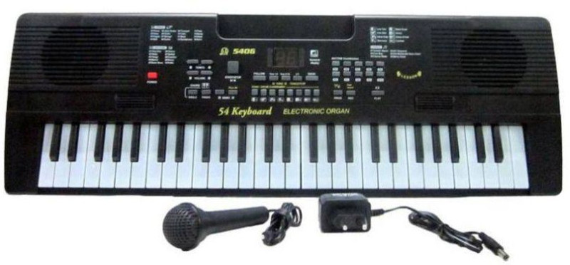 vbenterprise Latest Electronic Keyboard with Microphone & Led Display Music Box(Multicolor)