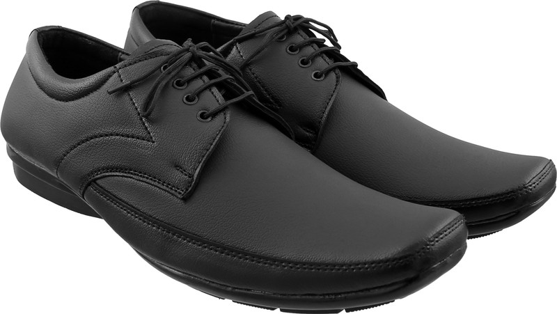 Marshal Pass Formal Lace Up Shoes For Men(Black)