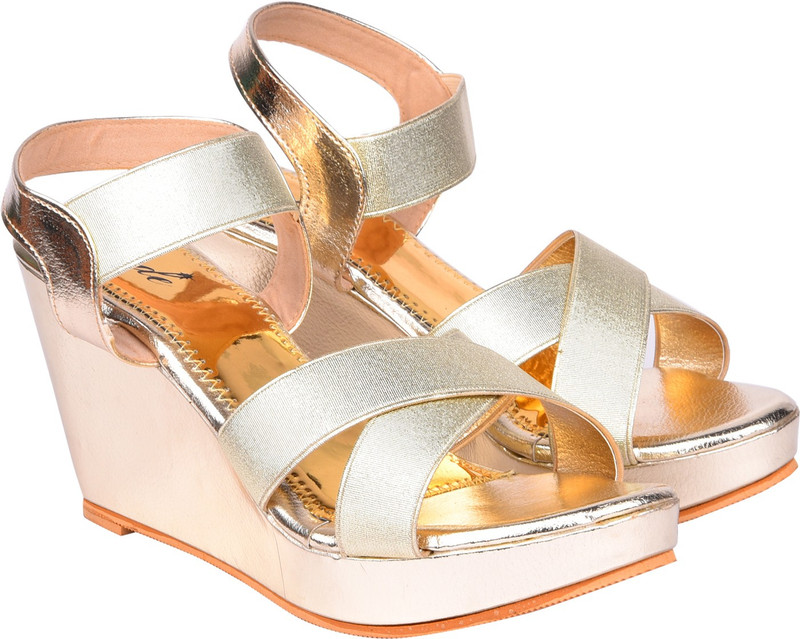 Jade Women Gold, Silver Wedges