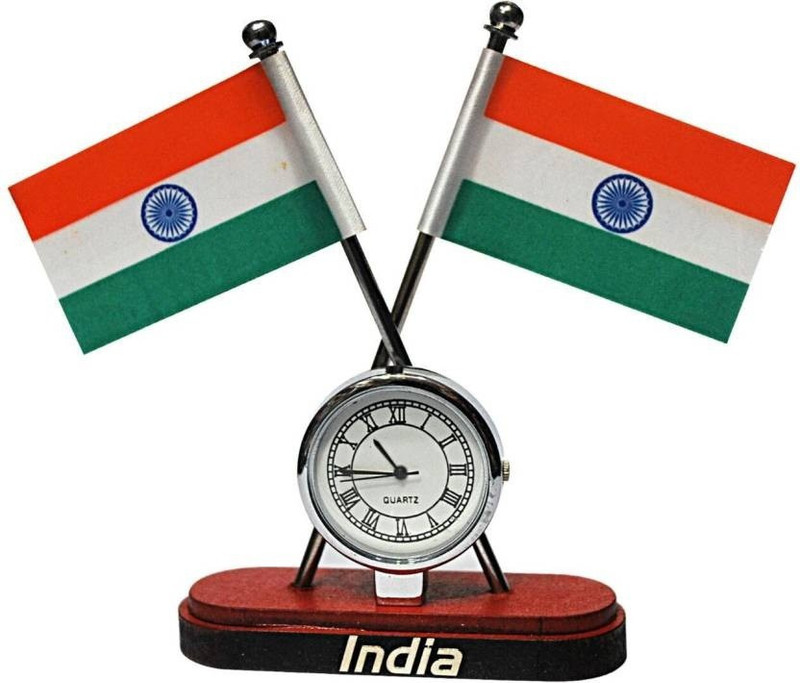 Ganpati Enterprises INDIA Double Sided Wind Car Dashboard Flag Flag(Nylon) Ganpati Enterprises INDIA Double Sided Wind Car Dashboard Flag Flag(Nylon)