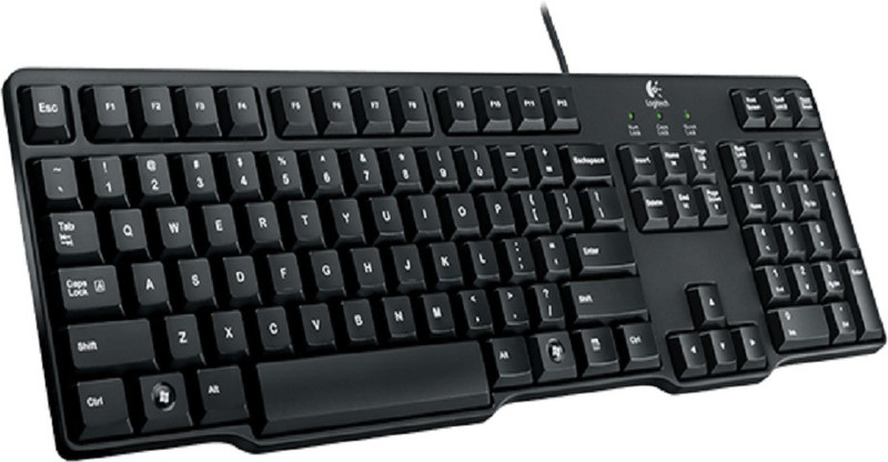 Logitech k100 PS2 Desktop Keyboard(Black)