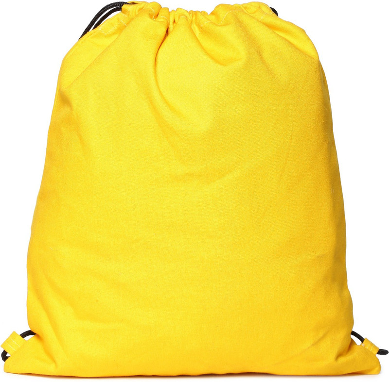 Campus Sutra Canvas Bagpack Multipurpose Bag(Yellow, 1 L)