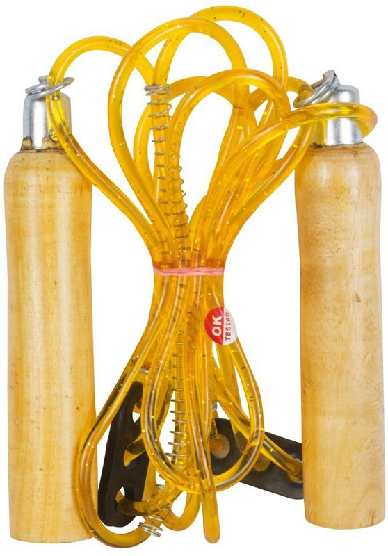 roxon rope-2 Freestyle Skipping Rope(Gold, Length: 305 cm)