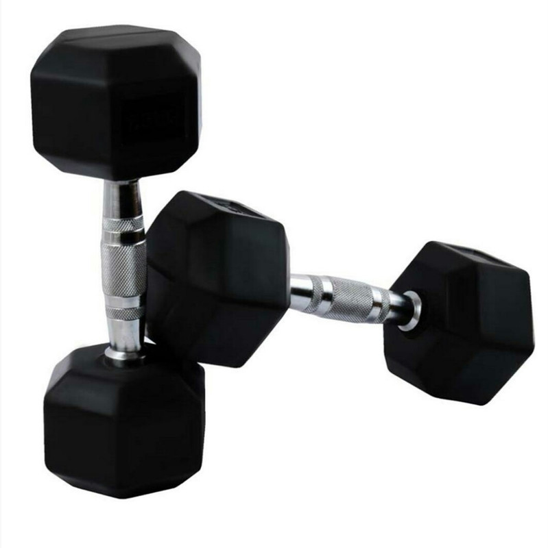 Arnav 2.5 Kg * 2 Pcs IMPORTED RUBBER COATED HEXAGON Fixed Weight Dumbbell(5 kg) Arnav 2.5 Kg * 2 Pcs IMPORTED RUBBER COATED HEXAGON Fixed Weight Dumbbell(5 kg)