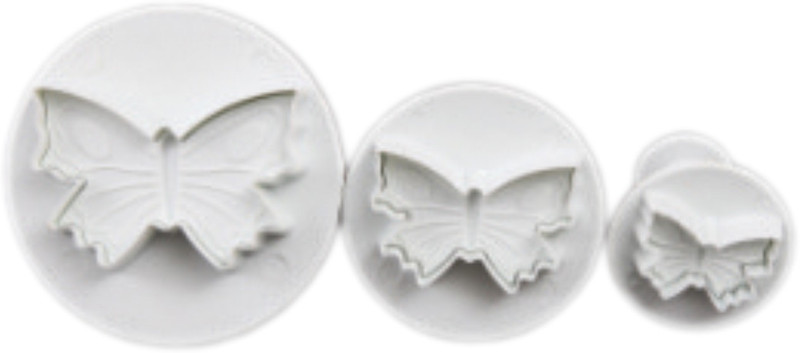 Finedecor Finedecor™ Butterfly Plunger Cookie Cutter(Pack of 3)