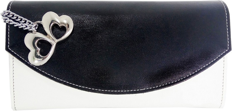 Anglopanglo Casual Black, White Clutch