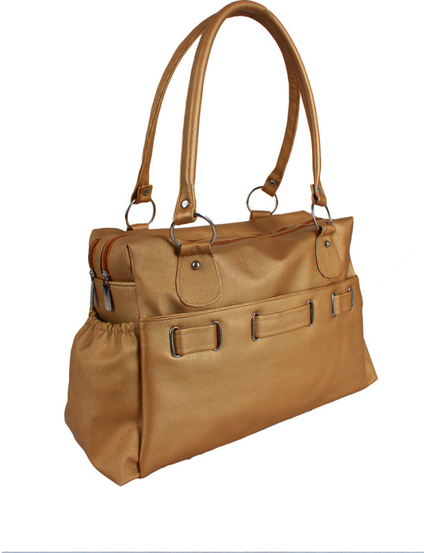 REHBAR Women Gold Hand-held Bag REHBAR Women Gold Hand-held Bag