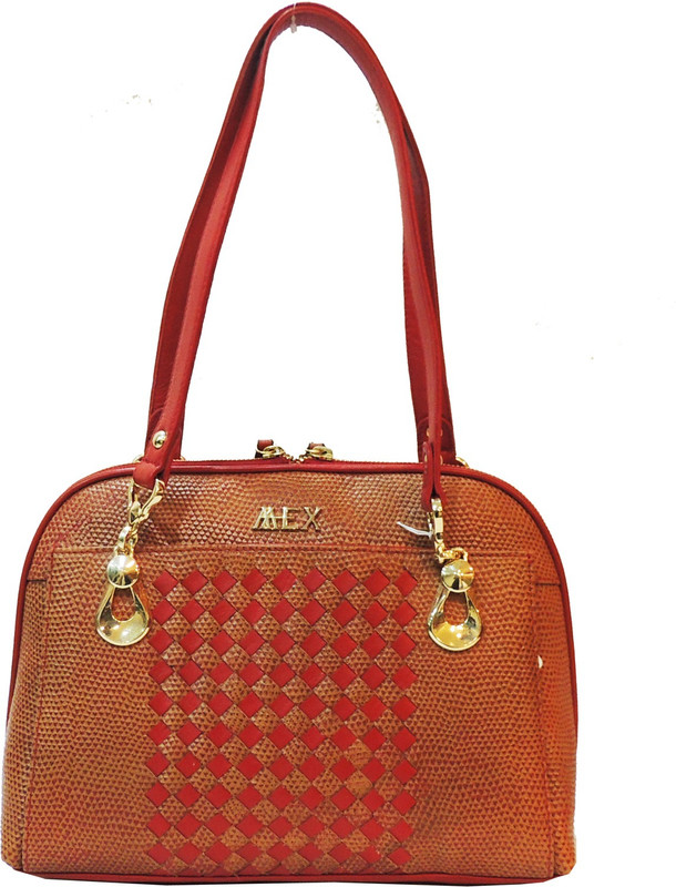 Mex Women Red, Brown Hand-held Bag Mex Women Red, Brown Hand-held Bag