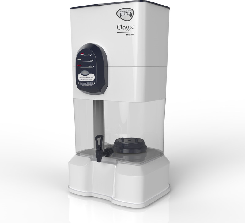 Pureit by HUL Classic 14 L Gravity Based Water Purifier(White)