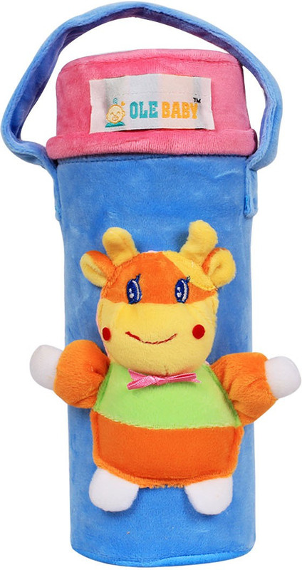 Ole Baby Ole Baby 3D Pop Out Plush Soft Toy Assorted Single Portable Thermal Warmer Bag Holder (Upto 250ml each)(Pack of 1, Blue)