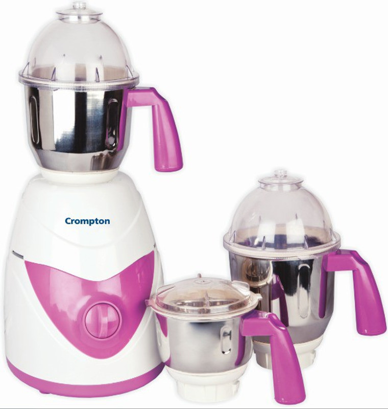 Crompton 750 w TD71 750 W Mixer Grinder(White AND Purple, 3 Jars)