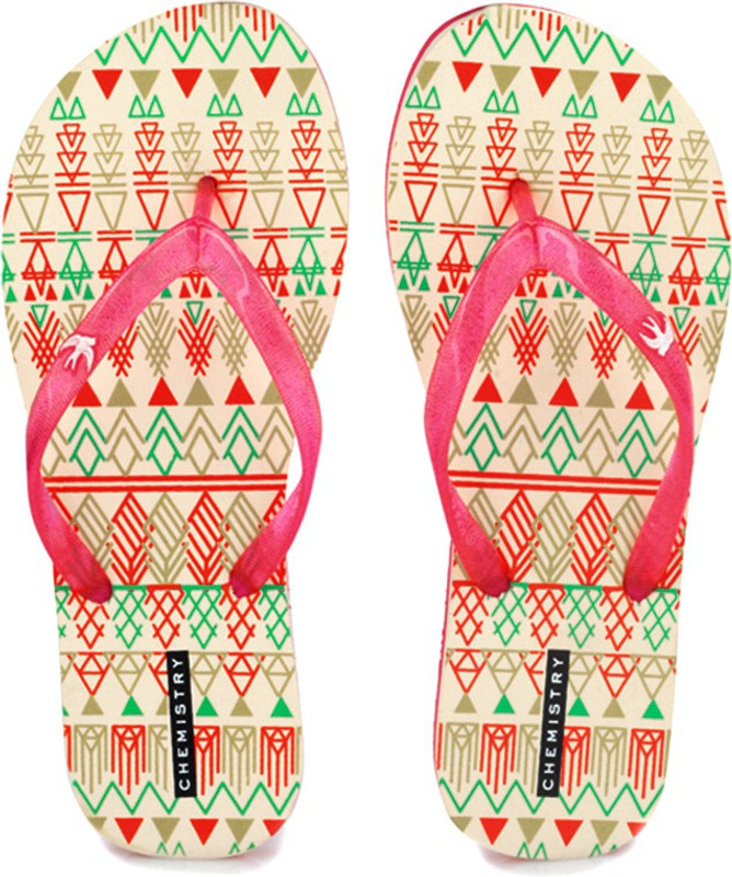 Chemistry Printed Flip Flops