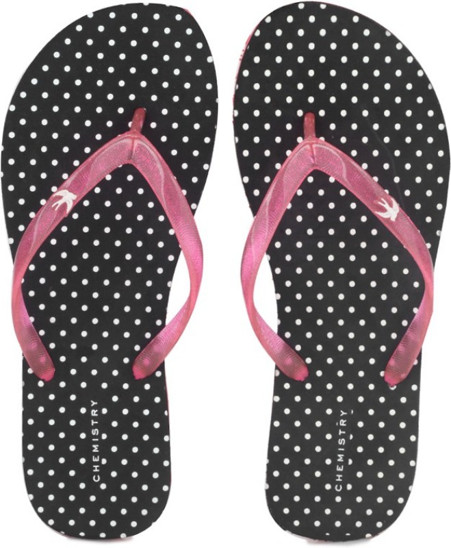 Chemistry Polka Dotted Flip Flops