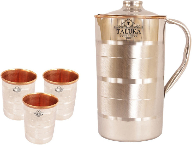 TALUKA T-CSJ-CJG3P Jug Glass Set(Stainless Steel Copper)