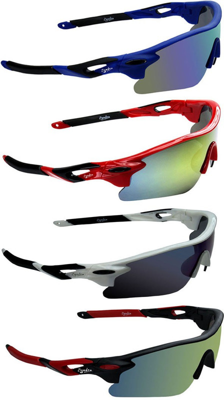 Zyaden Round Sunglasses(Blue, Yellow, Blue, Green)