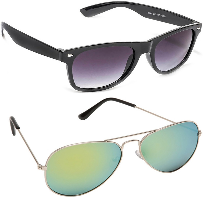 Magjons Wayfarer, Aviator Sunglasses(Multicolor) Magjons Wayfarer, Aviator Sunglasses(Multicolor)