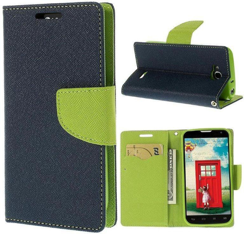 chl india care Wallet Case Cover for SAMSUNG Galaxy Note 5(Blue, Green)