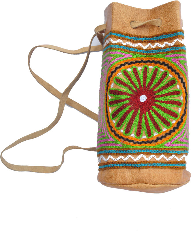 WUBA Coin Passcase Potli(Tan)