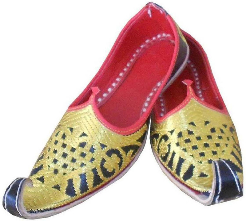manwaar Party Wear For Men(Gold, Black)