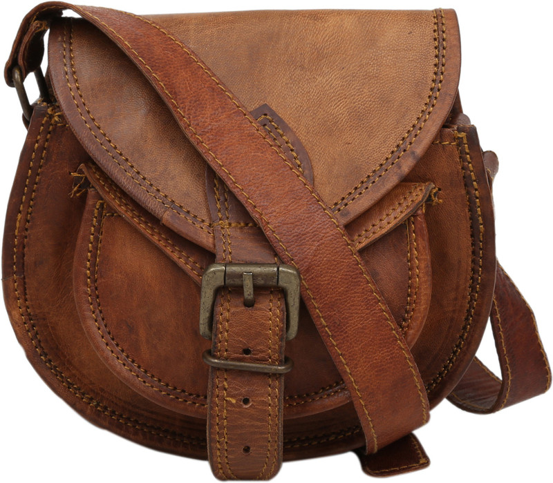 2dots Brown Sling Bag