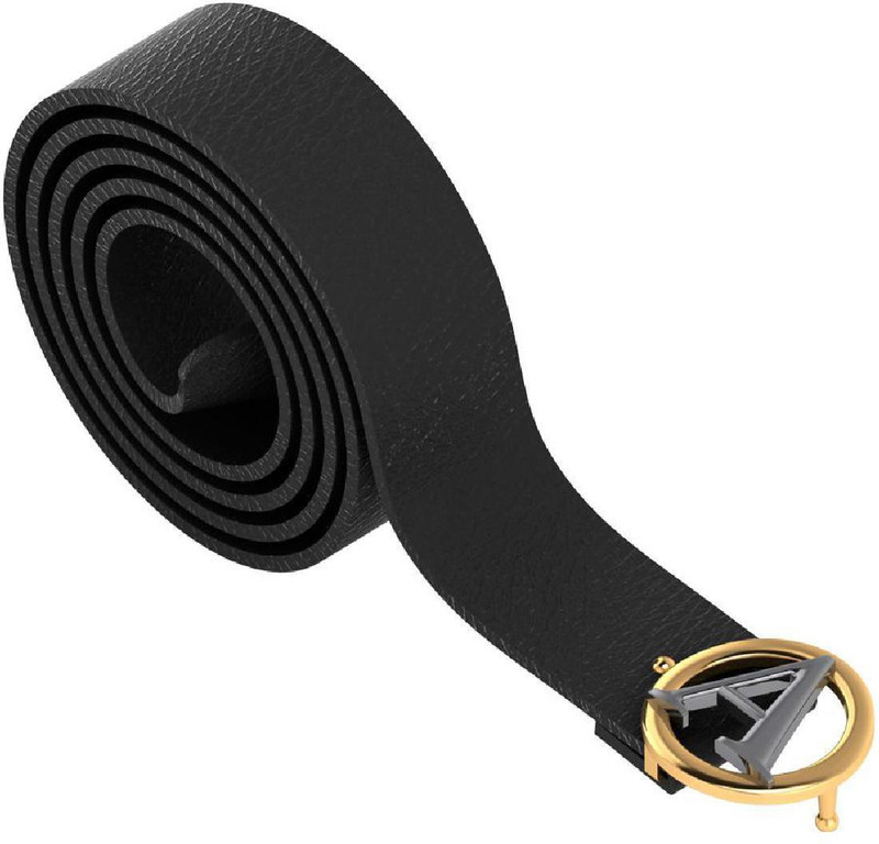 Dare for Voylla Men Casual Gold, Brown Artificial Leather, Metal Belt Dare for Voylla Men Casual Gold, Brown Artificial Leather, Metal Belt