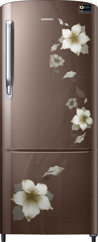 Samsung 230 L Direct Cool Single Door 4 Star Refrigerator(Star Flower Brown, RR24M274YD2/NL) Samsung 230 L Direct Cool Single Door 4 Star Refrigerator(Star Flower Brown, RR24M274YD2/NL)