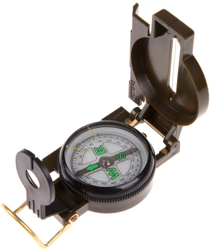 Futaba Outdoor Folding Lens Multifunction Compass(Multicolor)
