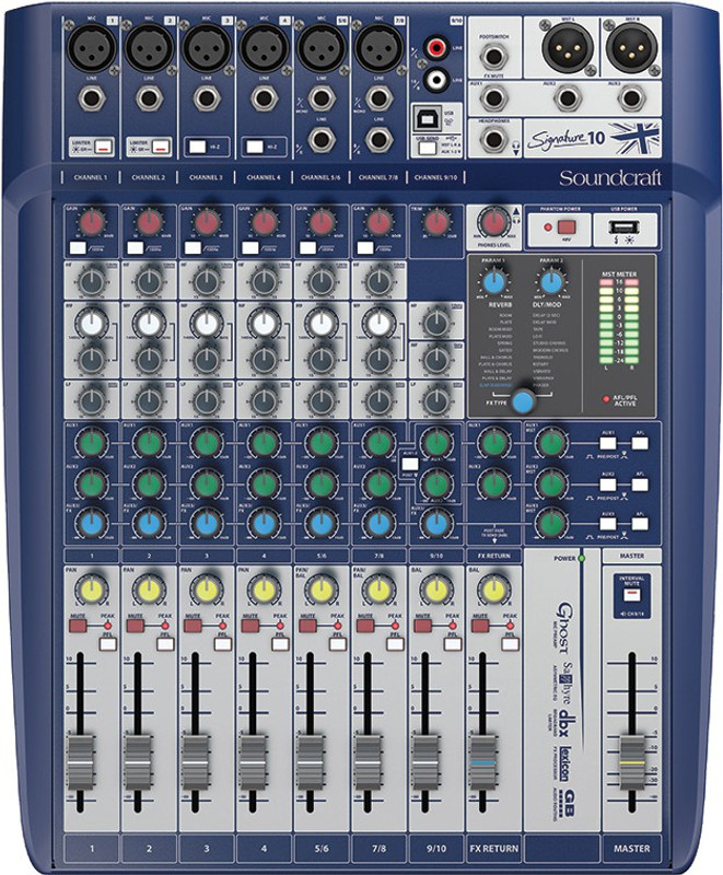 Soundcraft Signature 10 Analog Sound Mixer