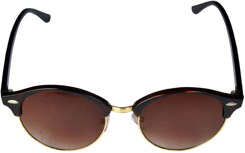 Saugat Traders Oval Sunglasses(Brown)