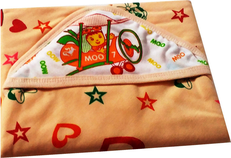 pluto kids Cotton Terry 2400 GSM Bath Towel Set(Peach)