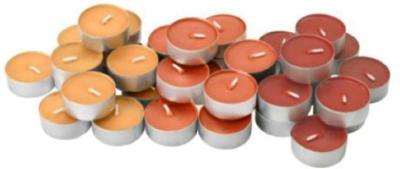 madhulica RAO 2020 Candle(Red, Orange, Pack of 20)