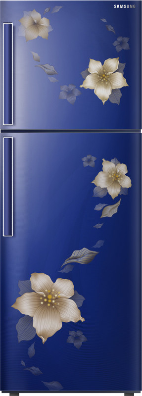 Samsung 253 L Frost Free Double Door 3 Star Refrigerator(Star Flower Blue, RT28M3343U2/NL,RT28K3343U2/HL) Samsung 253 L Frost Free Double Door 3 Star Refrigerator(Star Flower Blue, RT28M3343U2/NL,RT28K3343U2/HL)