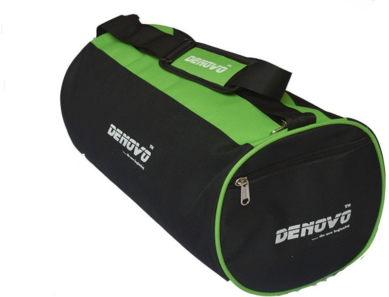 DeNovo Green & Black Sports Kit Bag(Green, Kit Bag)
