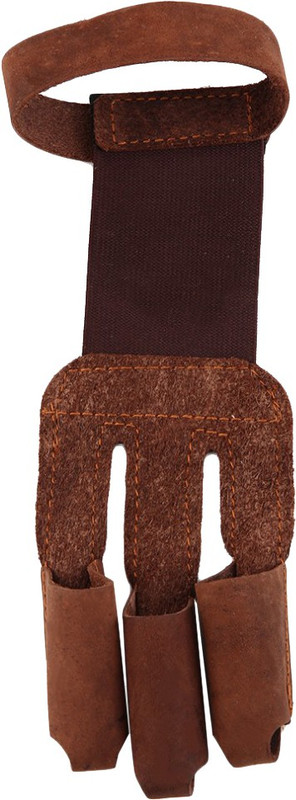 Futaba 3 Fingers Pull Bow Archery Protect Archery Gloves (Free Size, Brown) Futaba 3 Fingers Pull Bow Archery Protect Archery Gloves (Free Size, Brown)