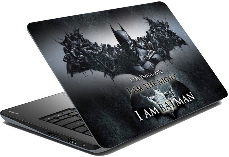 shopkio Batman_Laptop_Skin Adhesive Vinyl Laptop Decal 15.6