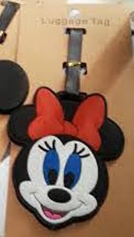 Funcart Funcart Minnie Mouse face luggage tag Luggage Tag(Multicolor)