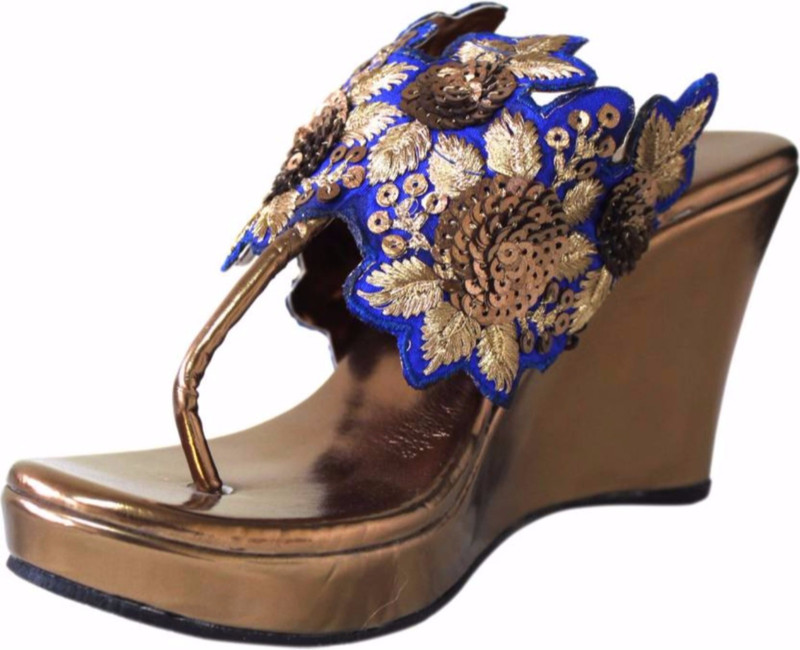 Praags Women Blue Wedges