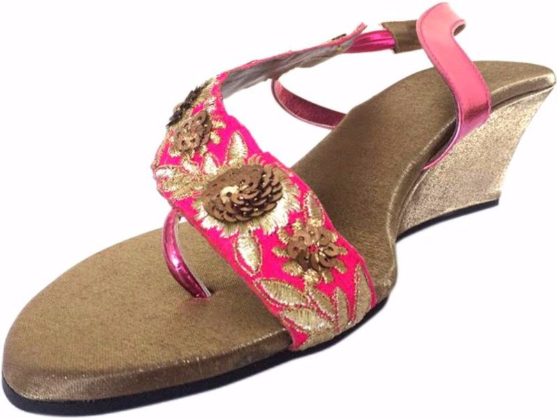 Praags Women Pink Wedges