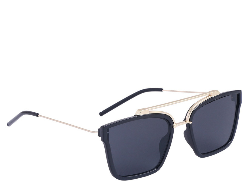 Reyda Cat-eye Sunglasses(Black)