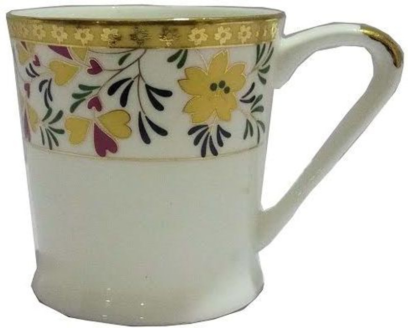 ezra Tableware serving Cups Bone China(White)