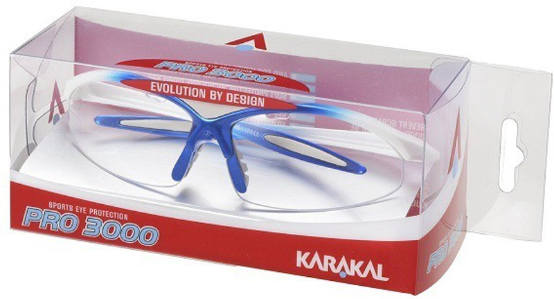 KARAKAL PRO 3000 Squash Goggles(Blue, White)