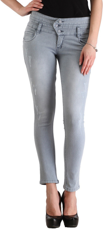 Cali Republic Skinny Women Grey Jeans
