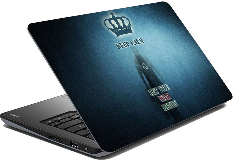 shopkio Laptop_skin_keep_calm Adhesive Vinyl Laptop Decal 15.6