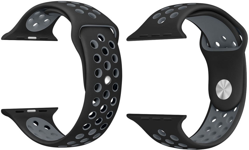 EWOKIt Apple Watch 42mm Band Smart Watch Strap(Black, Grey)