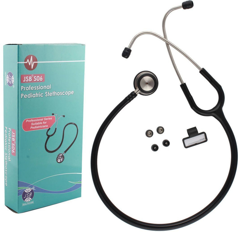 JSB S06 Pediatric Stethoscope(Black) RS.990 (48.00% Off) - Flipkart
