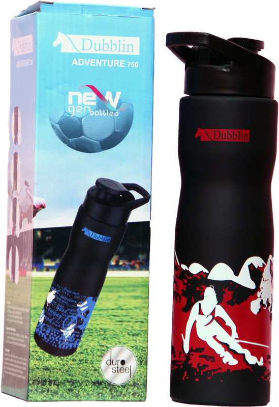 dubblin ADVENTURE 750 ml Bottle(Pack of 1, Black)